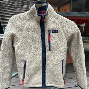 Patagonia Girls Size 10 Fleece Zip Up Jacket